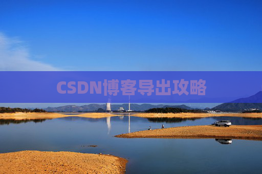 CSDN博客导出攻略